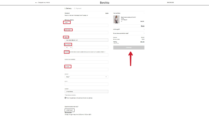 خرید از سایت Bershka (برشکا)