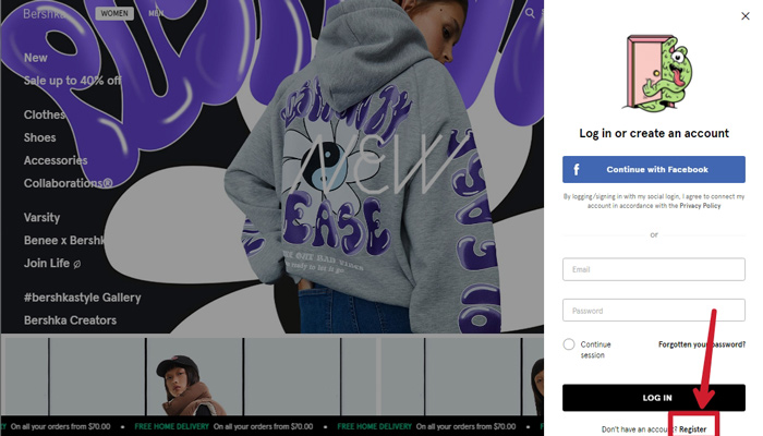 خرید از سایت Bershka (برشکا)