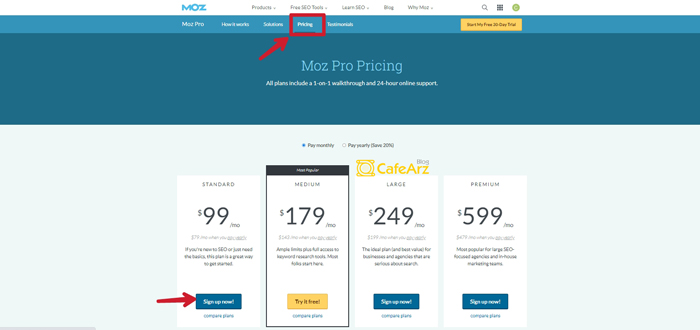 خرید اکانت Moz Pro