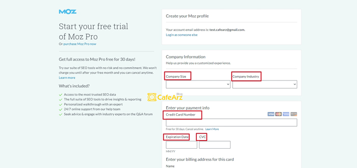 خرید اکانت Moz Pro