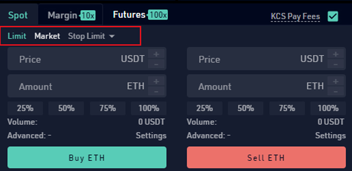 انواع معاملات کوکوین