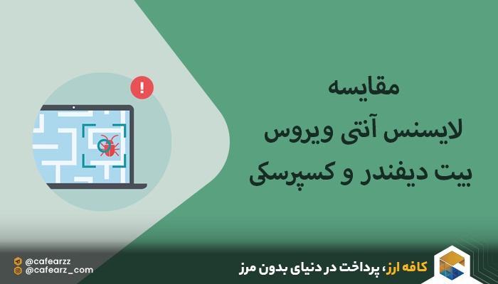 لایسنس آنتی ویروس بیت دیفندر و کسپرسکی