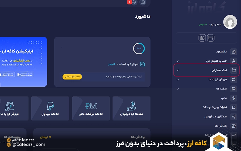 خرید گیفت کارت آمازون از کافه ارز
