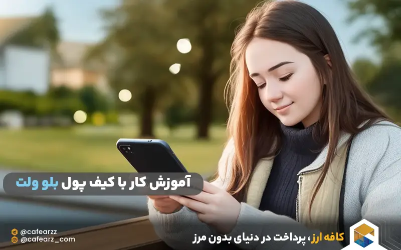 آموزش کار با کیف پول بلو ولت