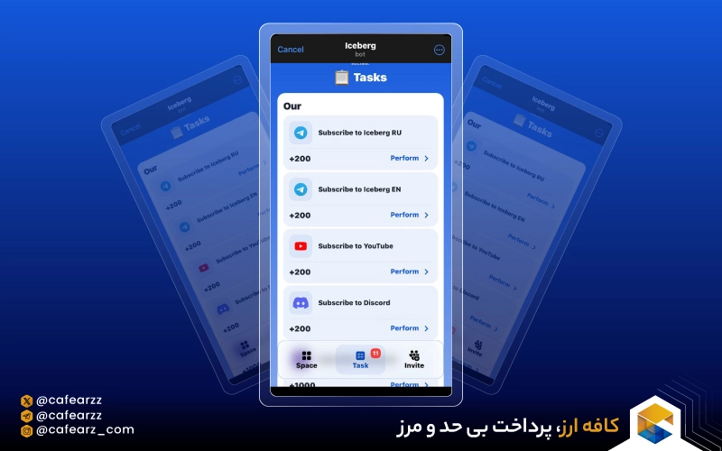 ایردراپ آیس برگ🪂بازی تلگرامی ICEBERG